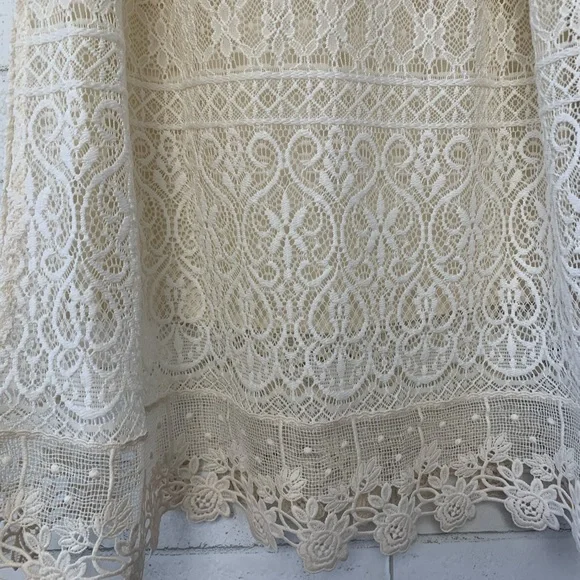 Spell & the Gypsy Collective Dawn Lace Belted Mid wedding Boho Romantic 2XS